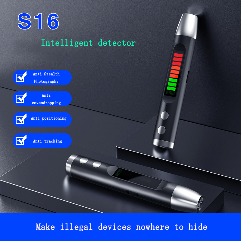 S16 Car Anti Spying GPS Scanning Eavesdropping Tracking Location Signal Detection Intelligent Pen Hotel Anti-camera Detector