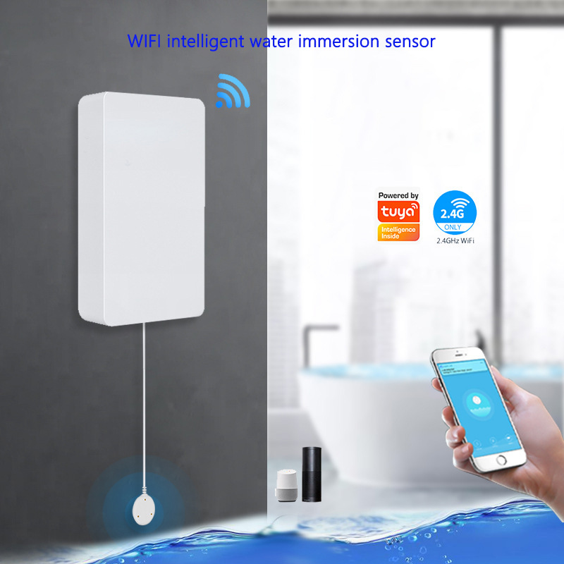 Accurate Water Leakage Flood Detector Tuya Smart WiFi Zigbee Wireless Sensor Water Spill Alarm Can Be Linked with Manipulator