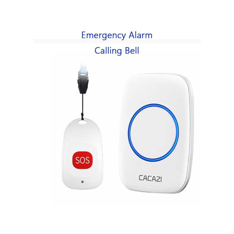 Remote SOS Calling System Smart Home Emergency Alarm Wireless Elderly Pager Beeper Alert Button US EU UK Plug