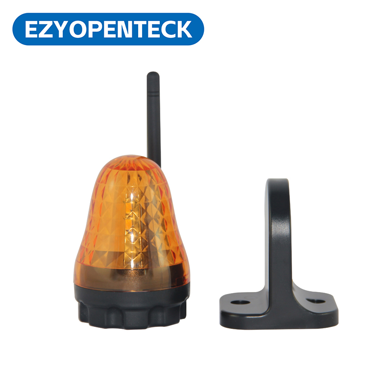 AC/DC LED Gate Flashing Light Lamp Alarm Lamp For Swing Sliding Gate Opener/Barrier Gate Signal Strobe Flashing Lamp(no sound)