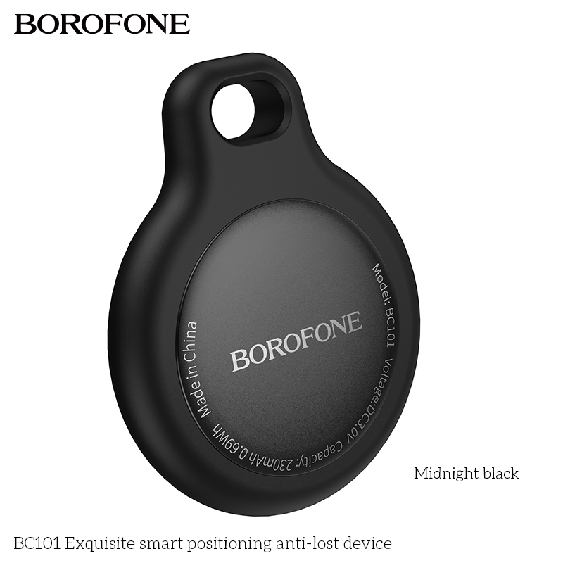BOROFONE BC101 Smart Airtag Trackers With Sound GPS Global Work with iOS System Find My APP Tag Mini Locator Cars Pet Key Finder