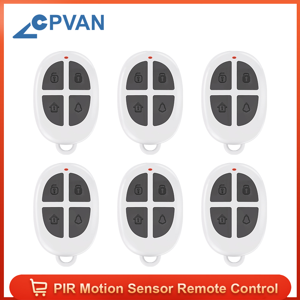 CPVAN Motion Sensor Alarm Remote Control for CP2 PIR Motion Detector 433mhz Infrared Detector Home Security System