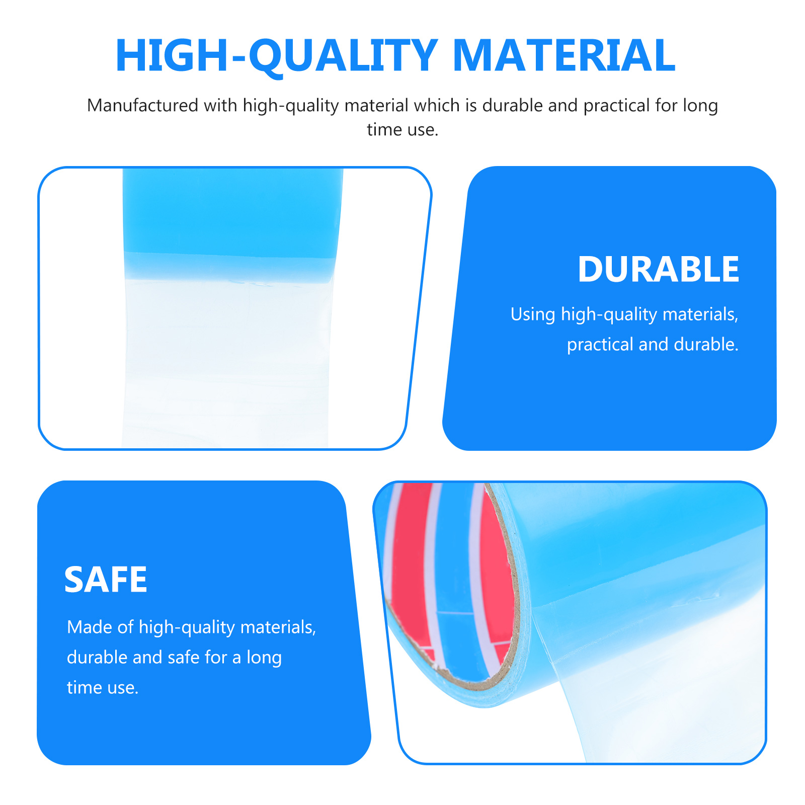 2 Pcs Greenhouse Film Repair Tape Waterproof Outdoor Sealer Polytunnel Seam Plastic Heavy Duty