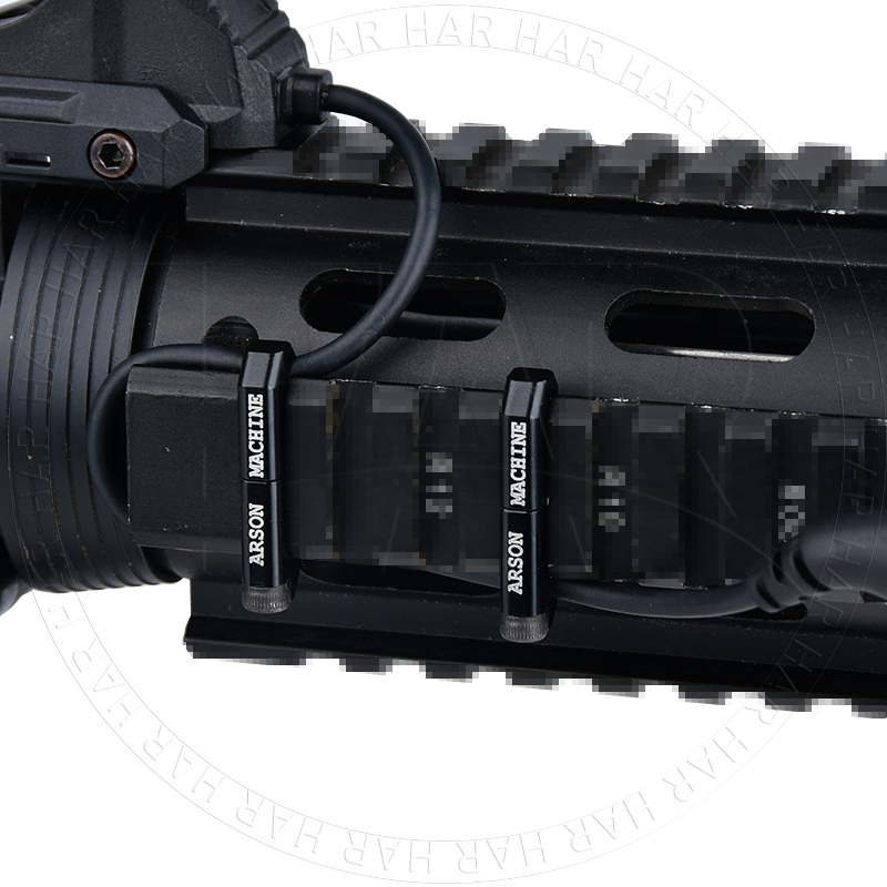 Tactical Surefir M300 M600 PEQ15 Weapon M-LOK Wire Guide System Cable Management Rail Cover Picatinny Rail Handguard Tail Fixed