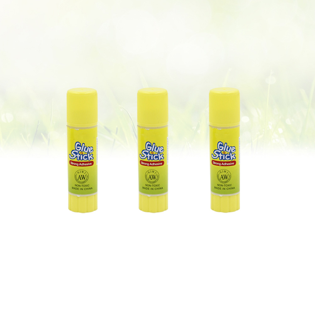 6 Pcs Solid Glue Rod Sticks for School Adhesives Stationery Purposes Card Making Film Classroom Kids