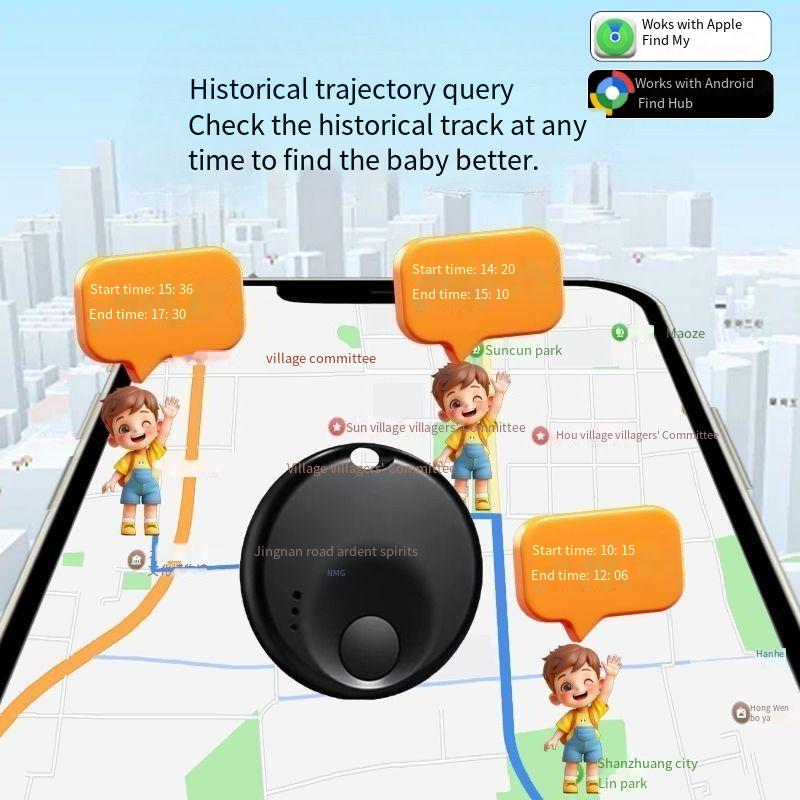 Android Locate Tracker Google Find Hub Device IOS Find My Airtag Portable Locator Key Loss Prevention Devices Global Positioning