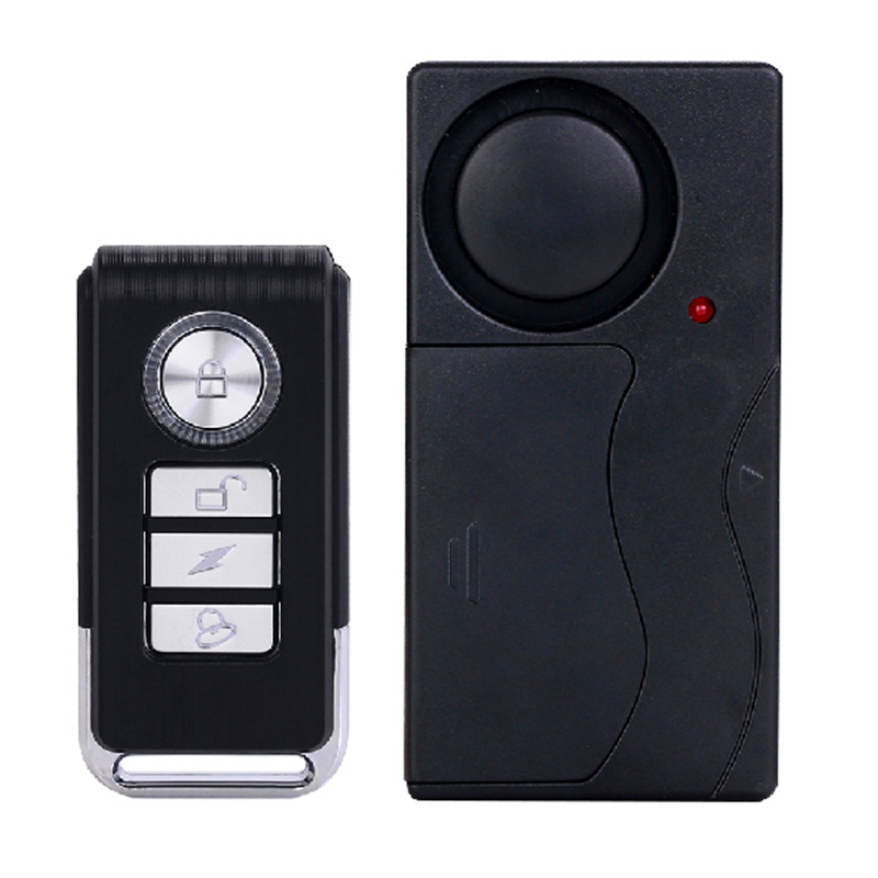Security Anti Lost Wireless Remote Control Door Window Vibration Detector Motorcycle Electric Bicycle Car Bike Alarm Sensor