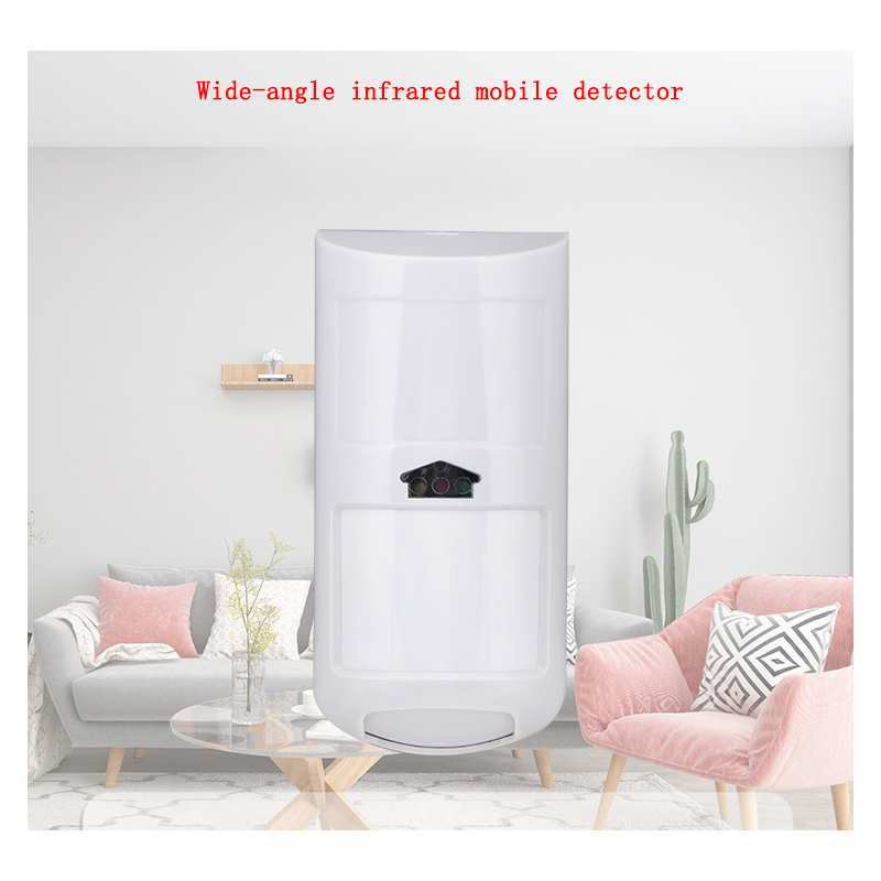 Indoor Wired Microwave Dual Detector Smart Human Body Sensing Infrared Sensor Wide-angle PIR Motion Anti-theft Alarm System