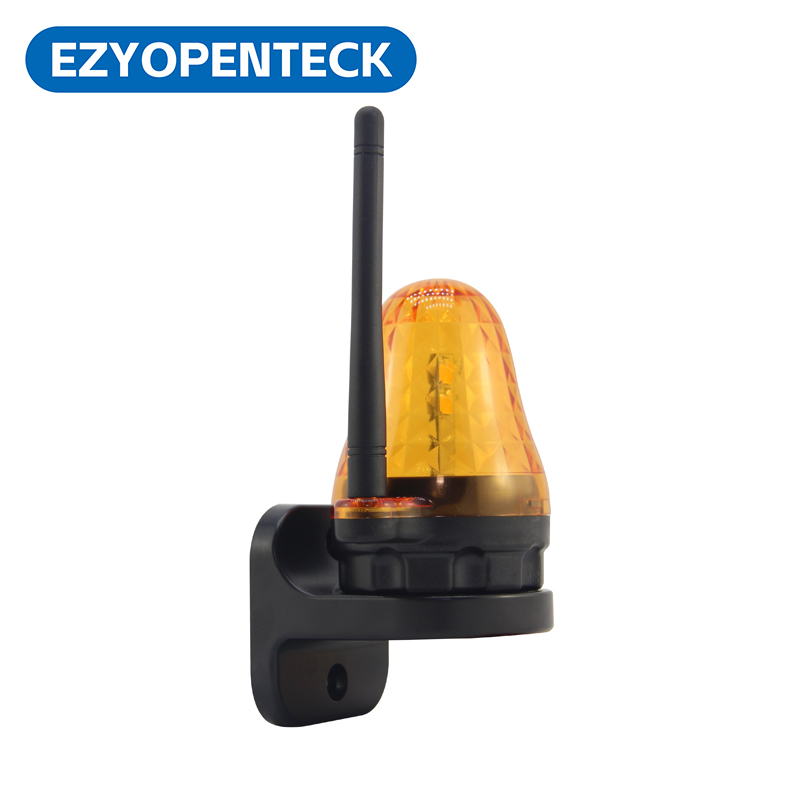 AC/DC LED Gate Flashing Light Lamp Alarm Lamp For Swing Sliding Gate Opener/Barrier Gate Signal Strobe Flashing Lamp(no sound)