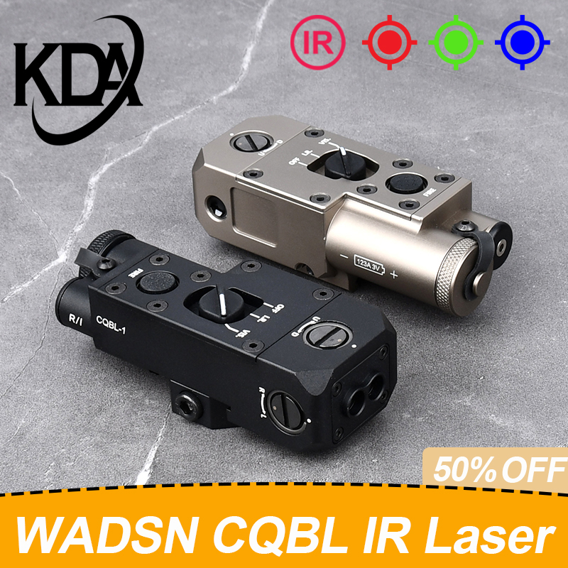 WADSN Airsoft CQBL-C1 IR Version Red Dot Green Blue Laser Aiming Indicator Hunting Weapon Scout Light Fit 20mm Rail