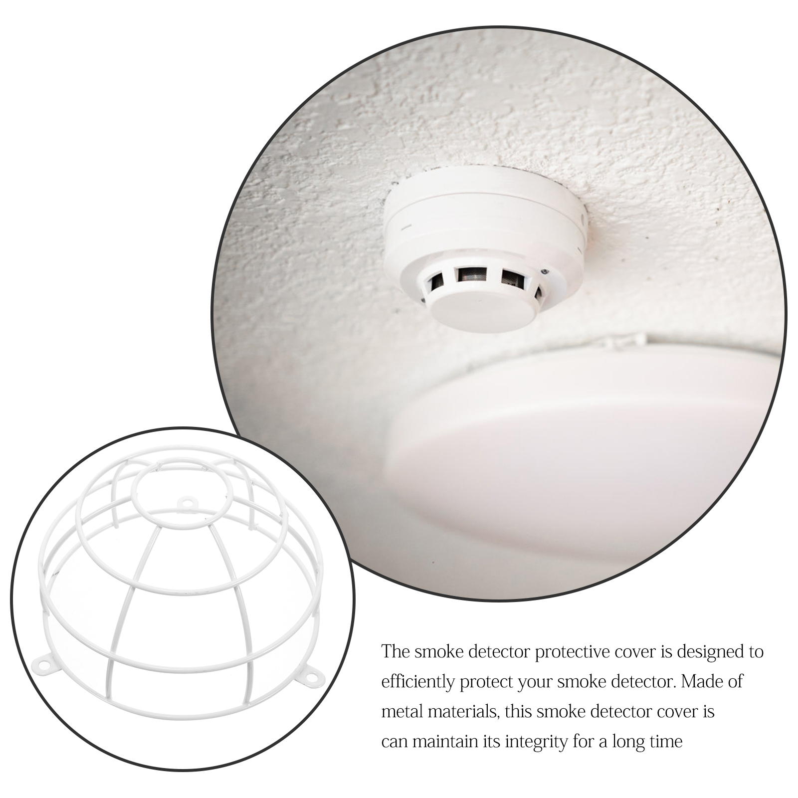 Metal Smoke Protective Cover Plate For Home Commercial Use Dome Cover