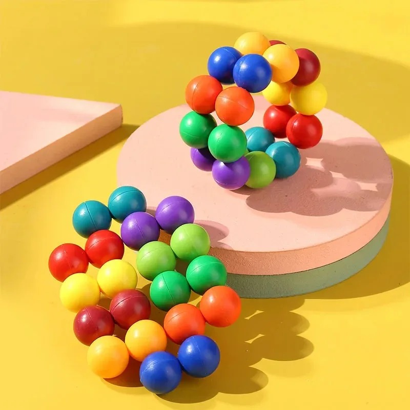 Puzzle Decompression Universal Bead Color 3D Decompression Ball 3D   Cube Ball Novel And Unique Decompression Release Toy