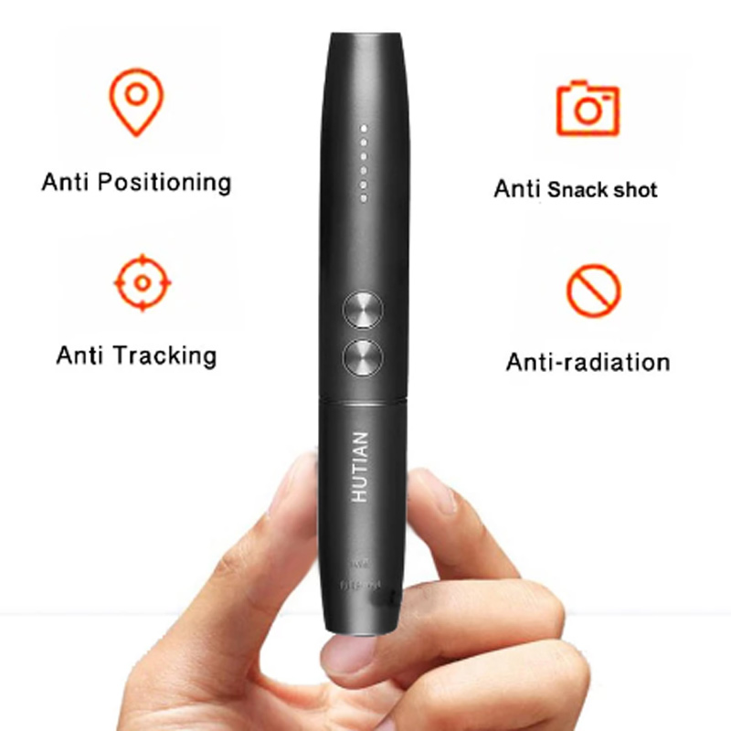 WT09 Portable Pen Detector Anti-sneak Camera Monitoring Anti-GPS Car Tracking Wiretapping Scanner Wireless Infrared Scanning