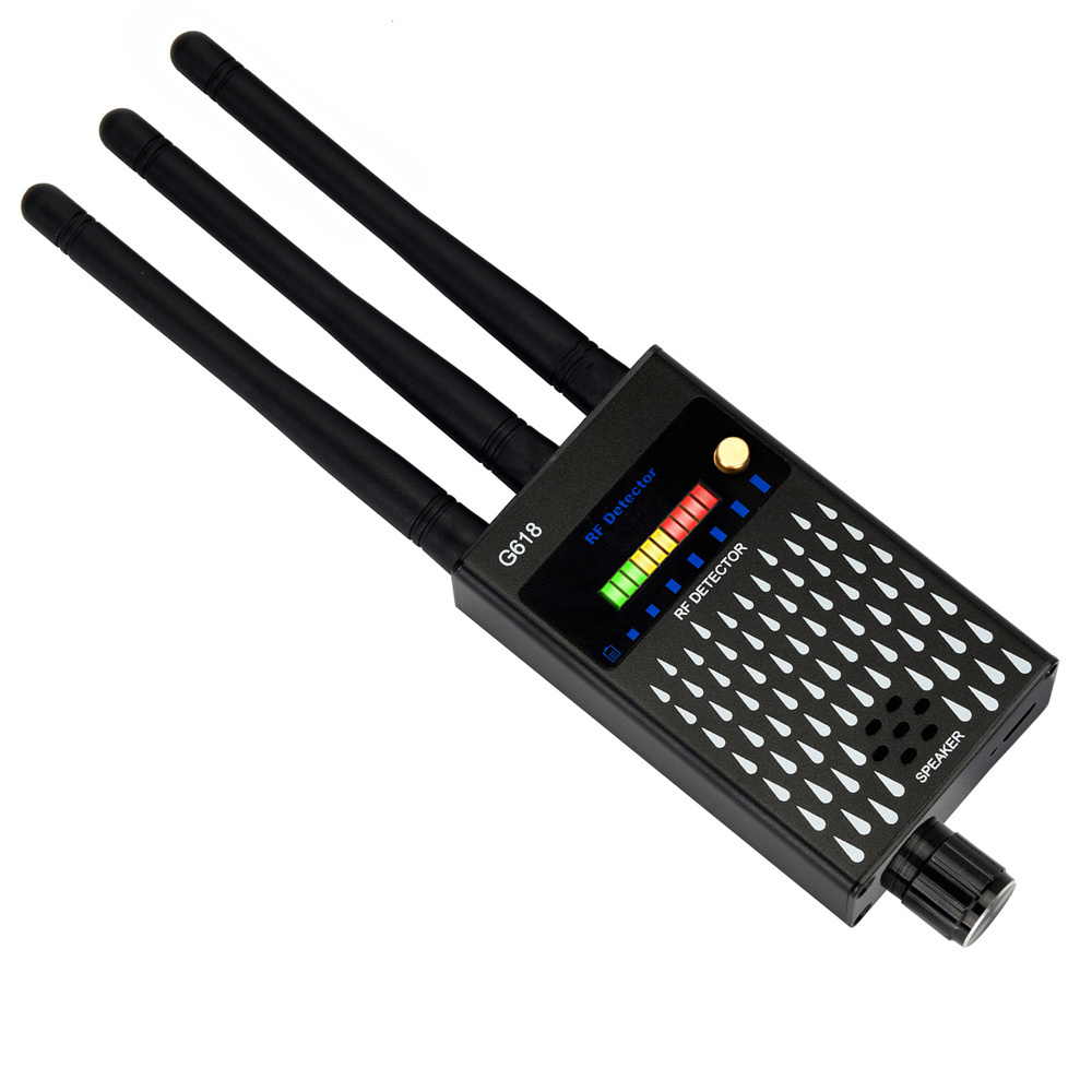 Anti Spy RF Signal Detector Professional Radio Frequency Detection Device GSM Bug GPS Tracker Wireless Spy Hidden Camera Scanner