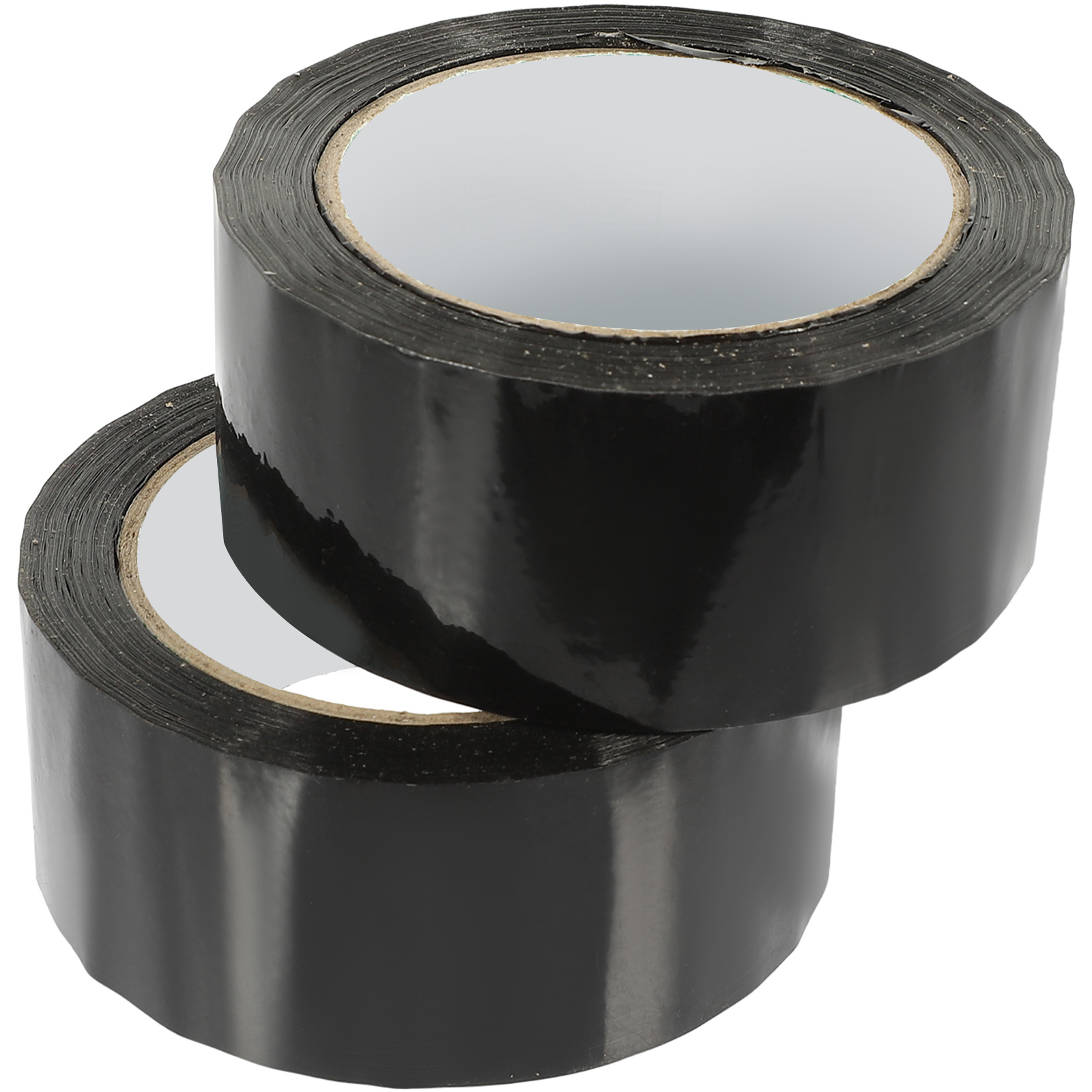 2pcs 2 Rolls Black Heavy Duty Packing Strong Adhesive Packaging For Boxes Shipping Sealing Carton Moving Mailing Household