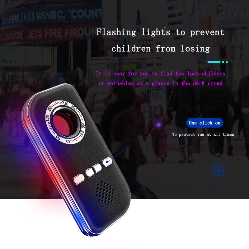 K300 Hotel Anti Steal Monitoring Camera Eavesdropping Infrared Detector Burglar Vibration Alarm Horn Compass GPS Scanner Detect