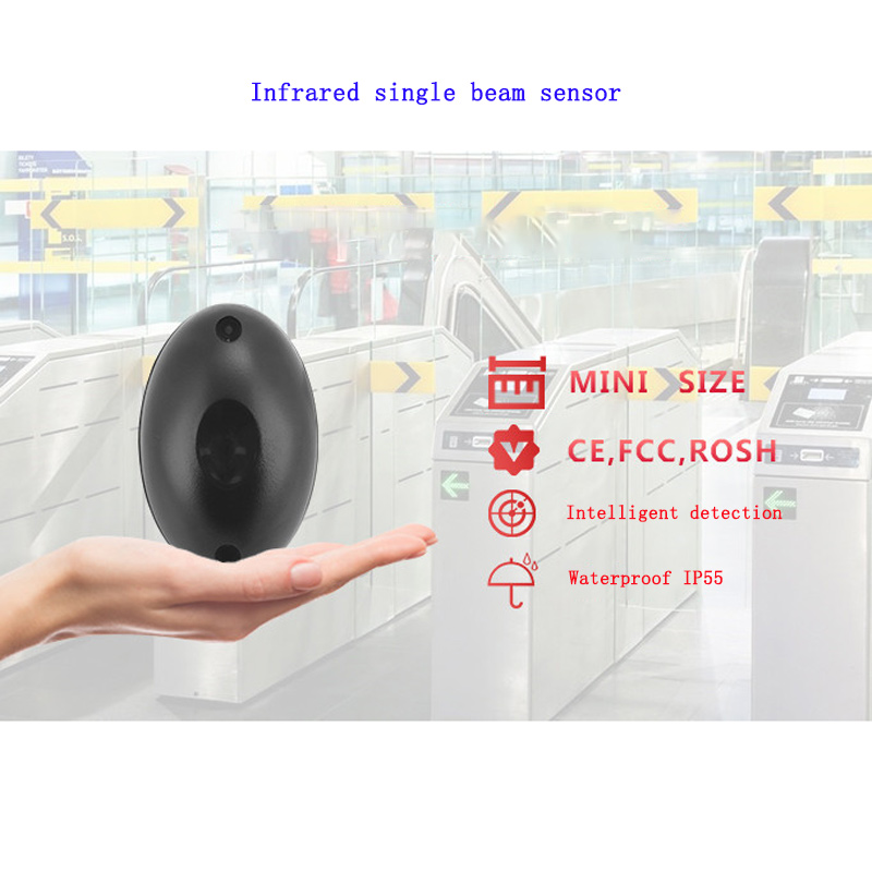Household Infrared Single Beam Sensor Waterproof IP55 Anti-theft Alarm Detector Indoor Outdoor Intelligent PIR Motion Detection