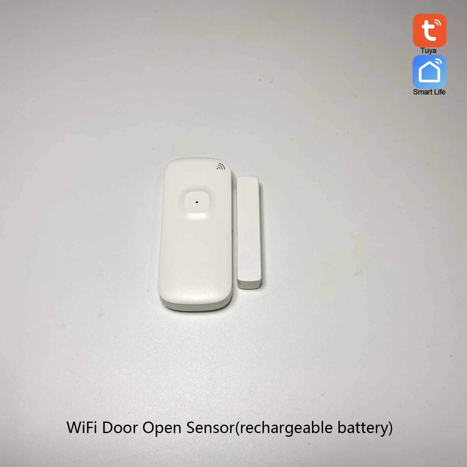 Tuya 2.4G WiFi Door Contact Sensor Wireless Magnetic Window Detector Magnet Switch Open Alarm Smart Life Alexa Google