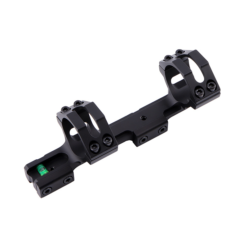 Tactical scope mounting base, 25.4/30mm with bubble level bracket, scope balance tube clamp bracket, suitable for 11mm Picatini