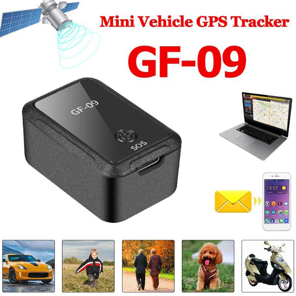 GF-09 Magnetic Mini GPS Tracker Remote Listening Real Time Tracking Device Wifi+LBS+AGPS Vehicle Locator APP Mic Voice Control