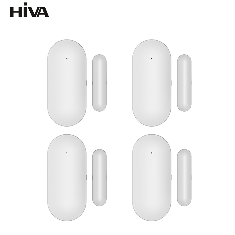 Hot Sale Wireless Magnetic Door &amp; Window Sensor EV1527 Coding Mode RF 433MHz for Home Security Alarm System Burglar Alarm Kits