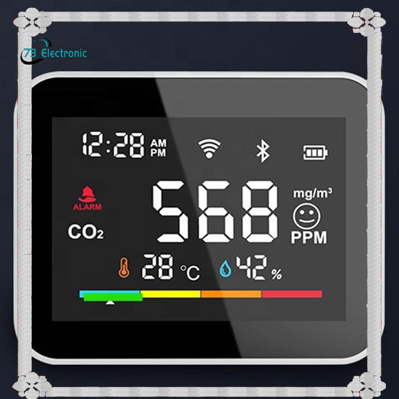 24-Hour Delivery Tuya CO2 Dioxide Detector WIFI CO2 Monitor Meter Co2 Sensor Indoor Agricultural Greenhouse Air Humiture Sensor