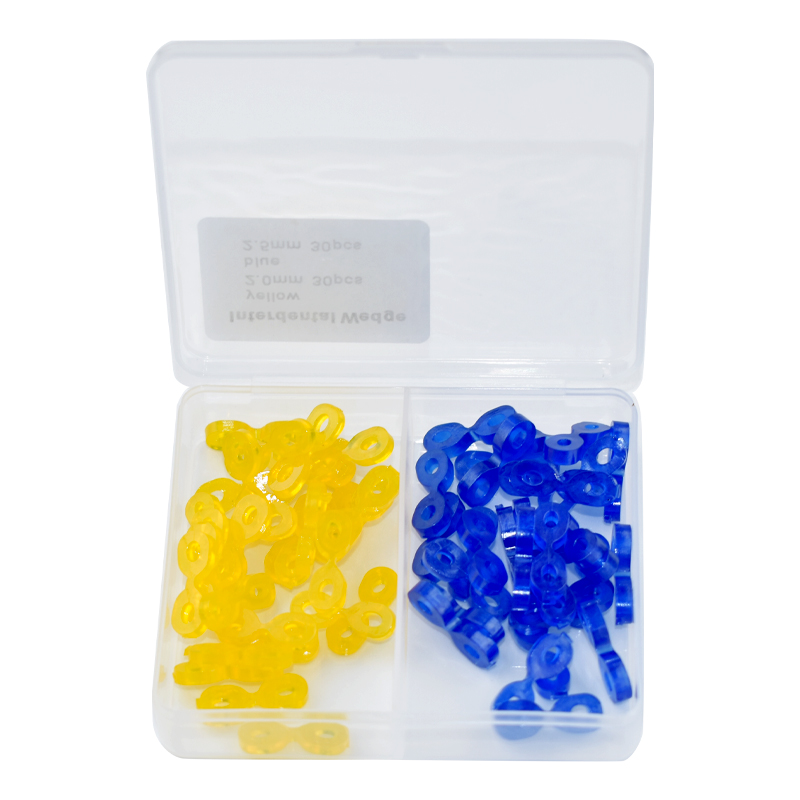 60Pcs Dental Tooth Separator Elastic Rubber Fixing Wedges Dental Wedge Matrix Matrices Dentist Accessories