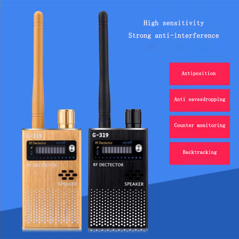 G319 Radio Signal Detector Anti Eavesdropping Monitoring GPS Scanning Antiposition Camera Backtracking Strong Anti-interference
