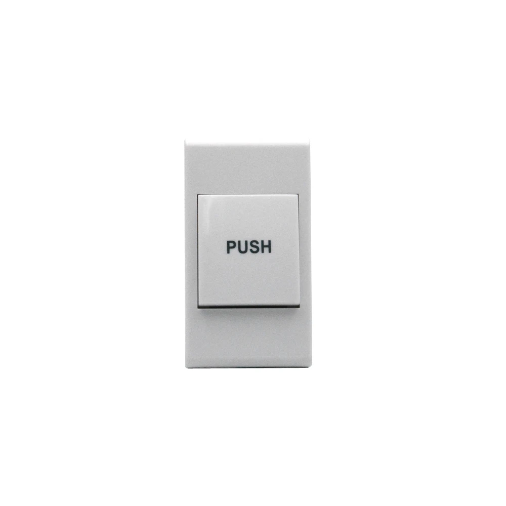 10Pcs ABS Plastic Door release Button NC NO Dry Contact Signal Optional Wired Type Panic Button Auto Restoration Wall Mounted
