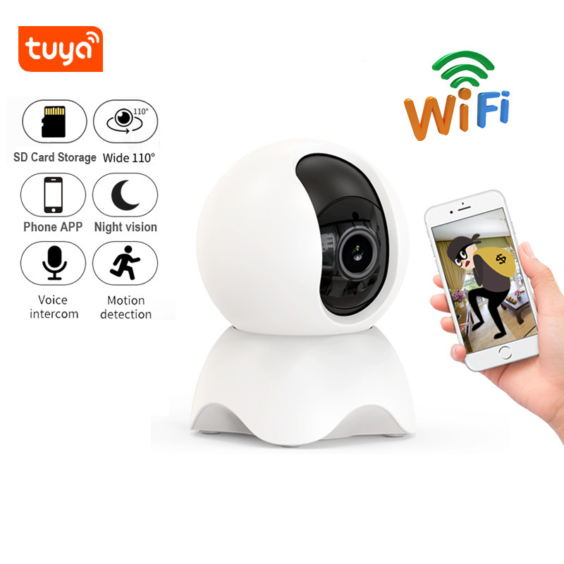 Graffiti Intelligent WiFi Network Camera Remote Monitoring Automatic Tracking HD Night Vision Movement Detection Two-way Voice