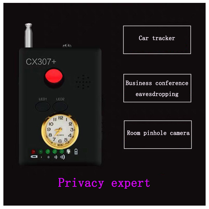 CX307+ Anti Camera Eavesdropping Location Monitoring Sneak Shooting Wireless Signal Device GPS Detector Infrared Laser Scanning