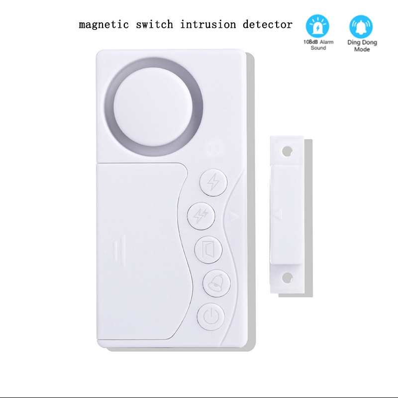 Household Indoor Anti-theft Doorbell Alarm Door Opening Wireless Sensor Simple Door Window Magnetic Switch Intrusion Detector