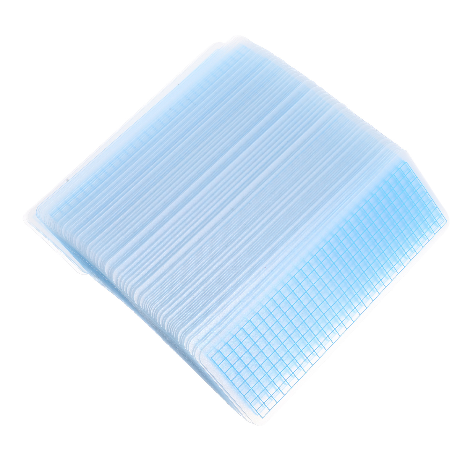 100pcs Washi Storage Board Sub-Packing Organizer Portable Dispenser Rounded Corners Grid Layout Lightweight Compact For School