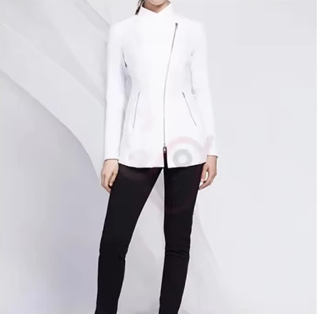 Spa Tunic Long Sleeve Hotel Spa Uniform Salon Pet Shop Uniform Fashion Slim Fit Top Scrub Clothes Women Scrubs Lab Coat Custom