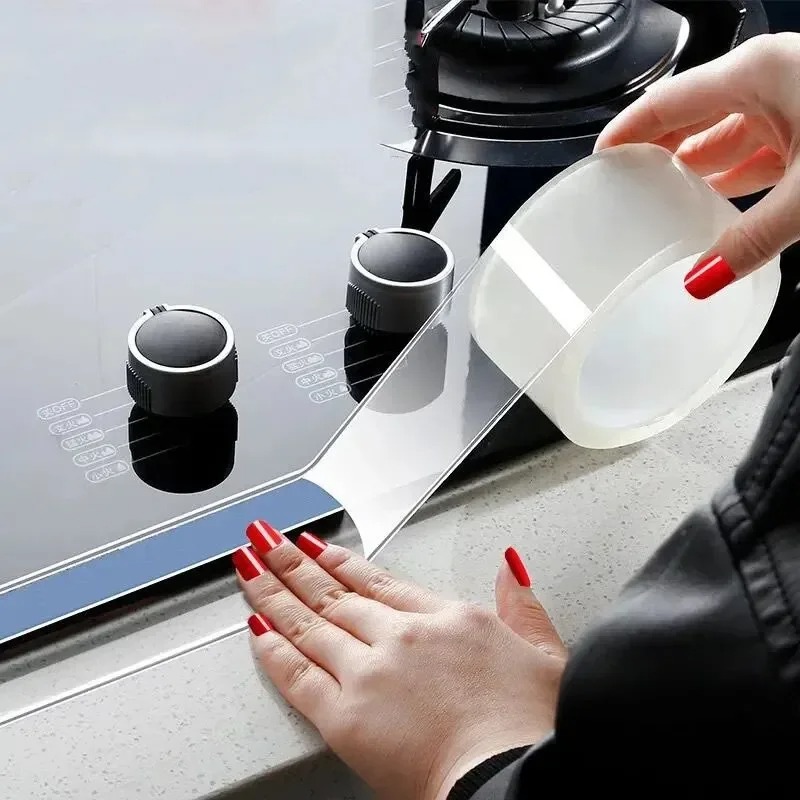 Waterproof and Stain-Resistant Nano Tape: Easy Apply To Seal Pools, Kitchens, for Home &amp; Restaurant Use on Various Surfaces
