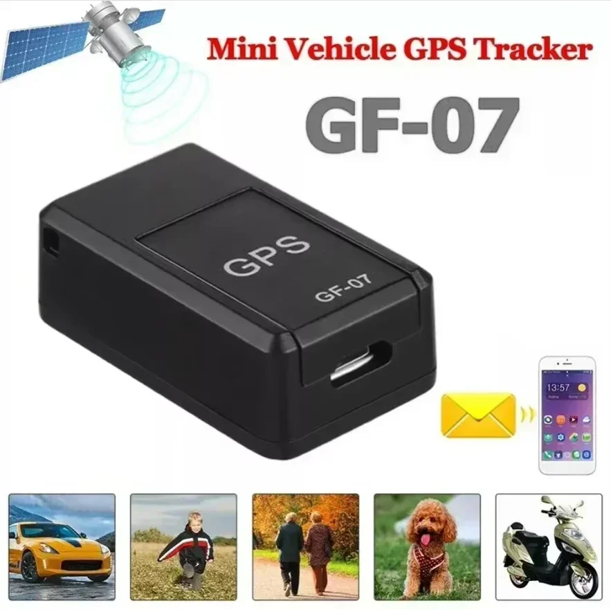 Car Mini GPS Tracker GF-07 Real Time Tracking Anti-Theft Locator Positioner Strong Magnetic Mount Anti-Theft Tracker