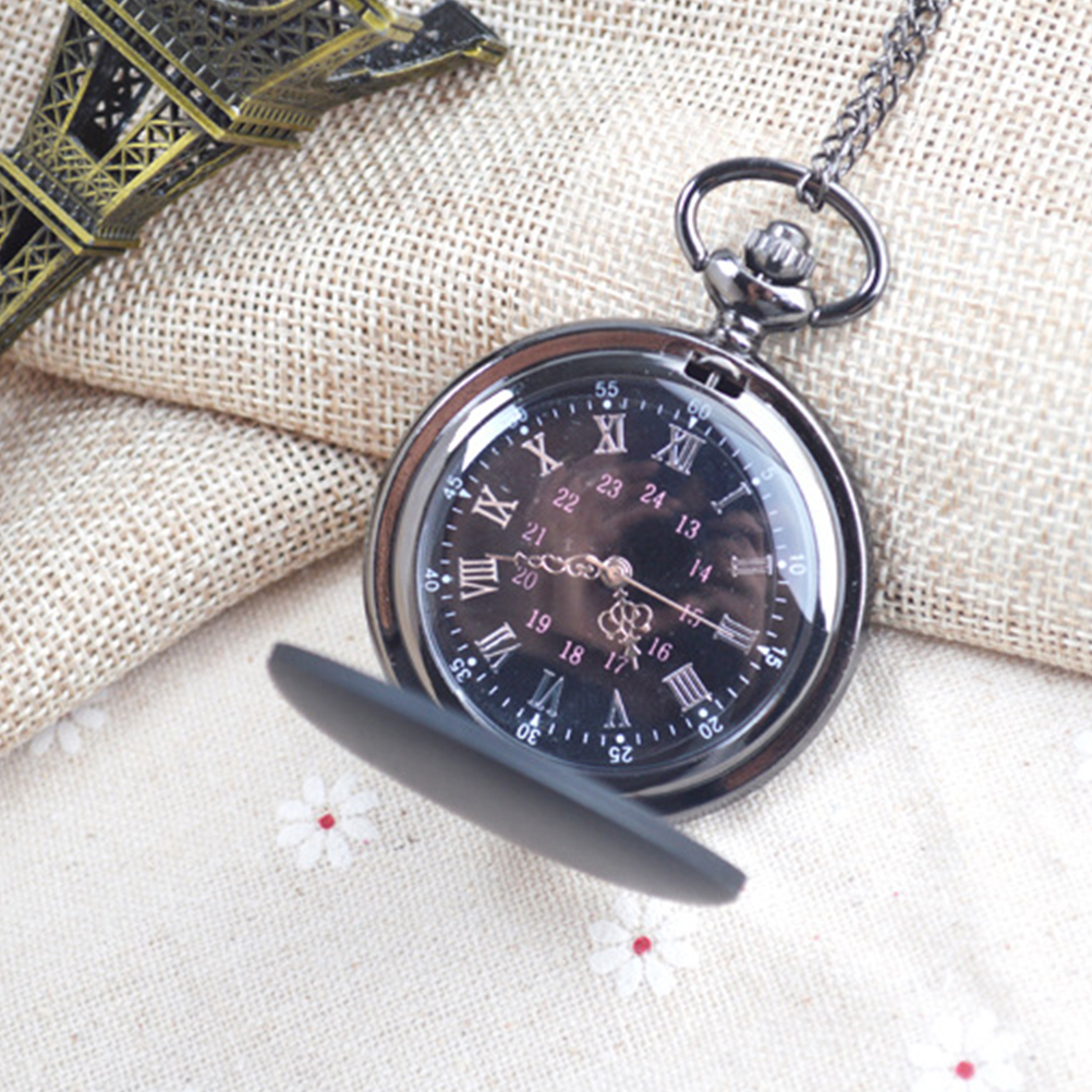 Universal Pocket Watch for Men and Women Portable Personality Vintage Quartz Retro Man with Chain