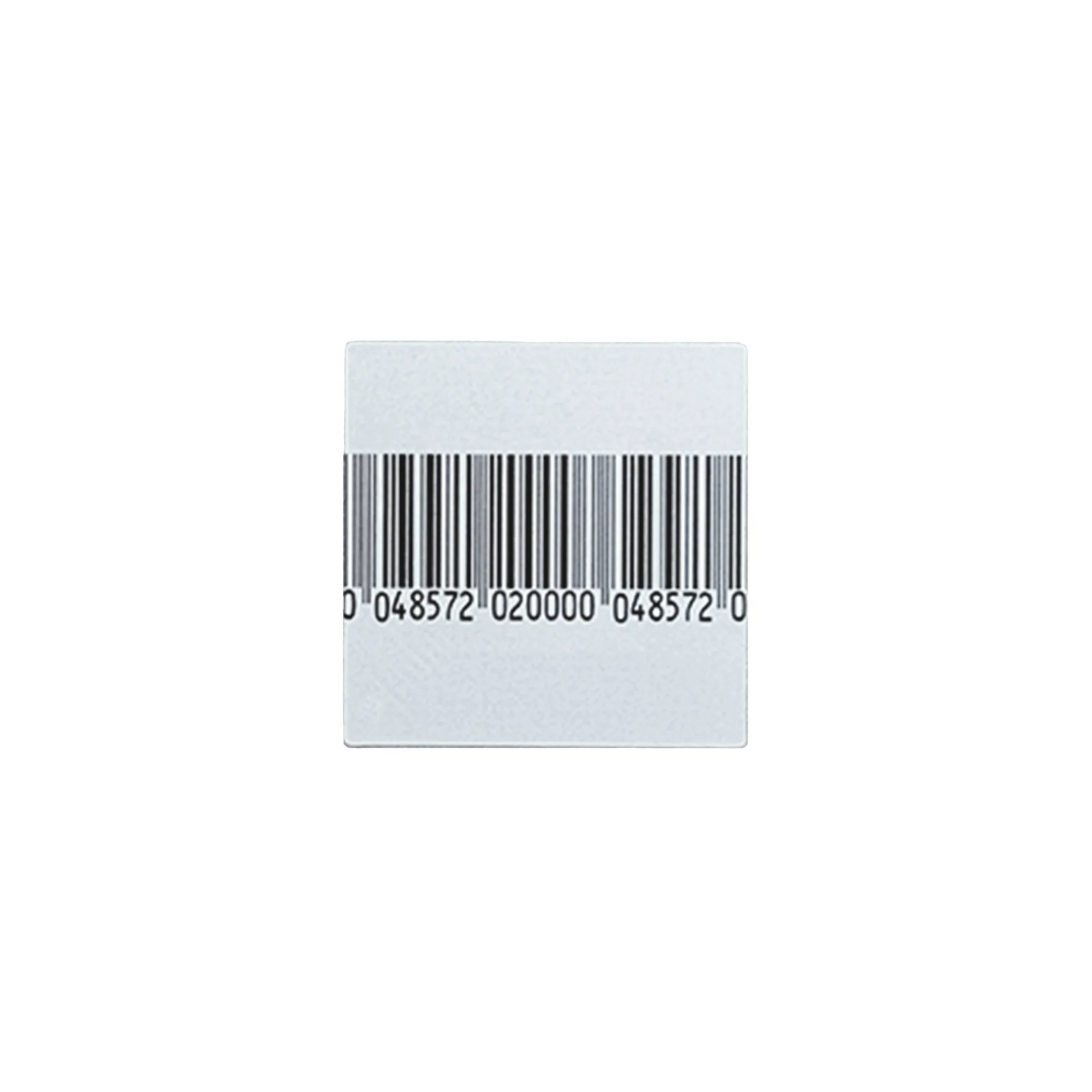 1000Pcs 50*50 mm RF 8.2MHz soft label with Coated paper for variety store,  White bar code for clothing shop