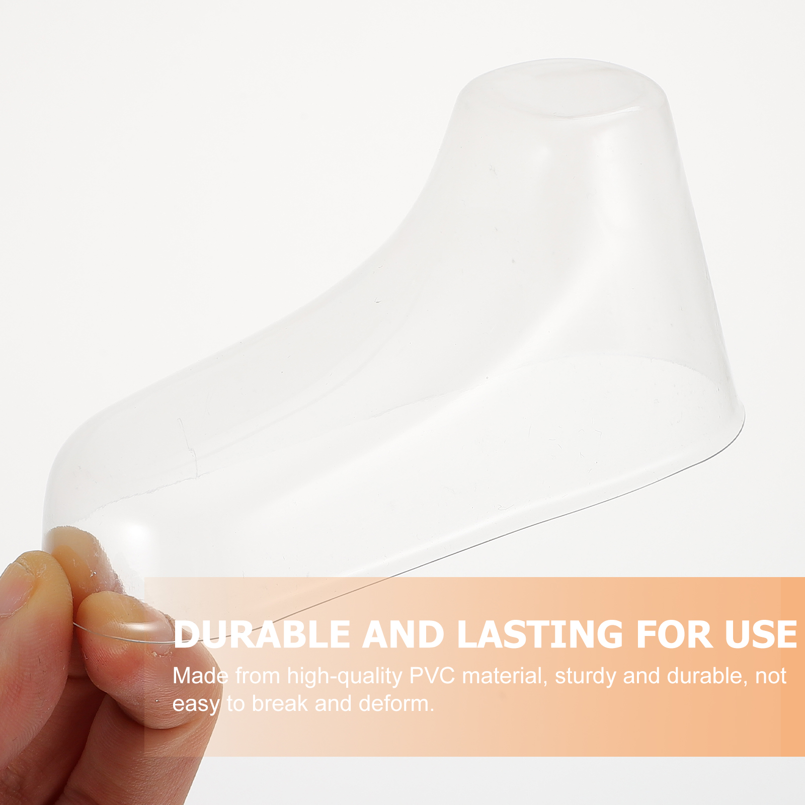 10 Pcs Socks Clear Shoe Display Stocking Foot for Booties Newborn Footwear