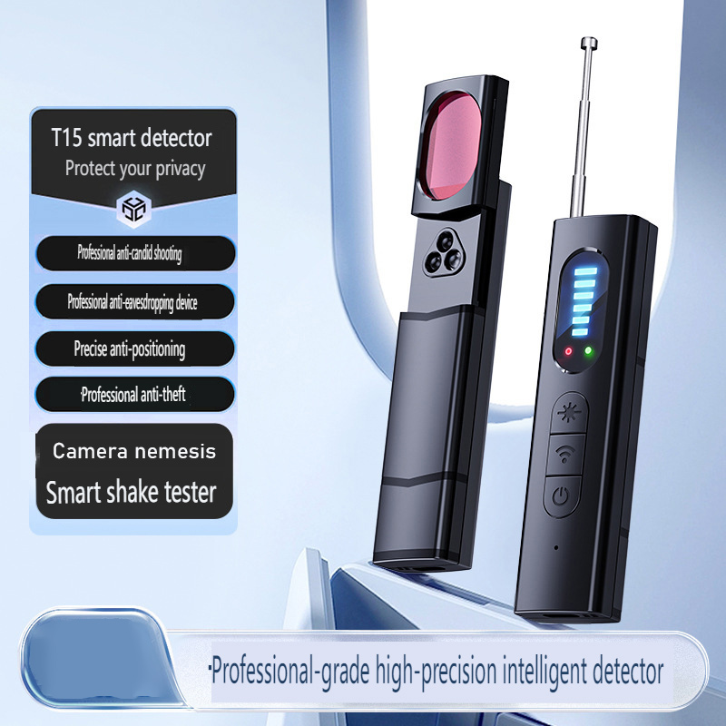 T15 Anti-eavesdropping GPS Locator Anti-candid Camera Detector Wireless Infrared Scanner Radio Wave Intelligent Detection