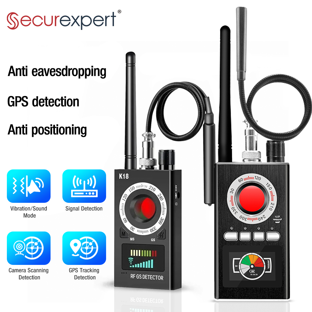 GPS Signal Scanner Audio GSM Bug Tracker Finder Jammer Audio Signal Blocker Protect Privacy K88 Anti Candid Camera Detector RF