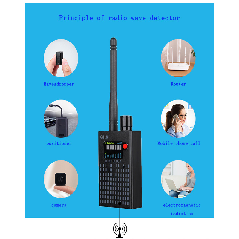 G318 Wireless Signal Anti Stealing Monitoring Targeting Camera Eavesdropping GPS Location Tracking Detector Protect Privacy