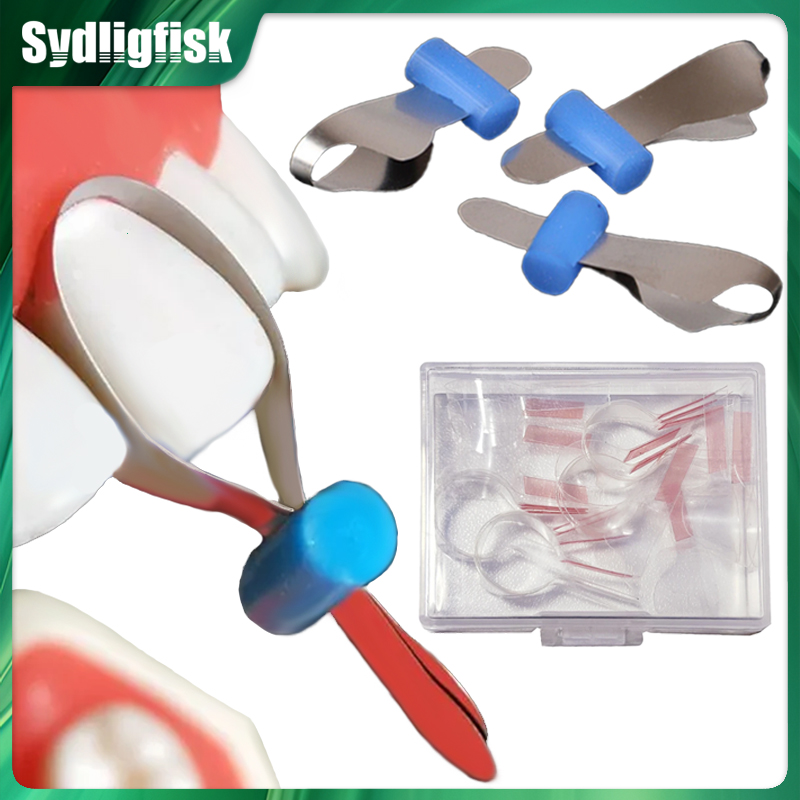 Dental Twin Anterior Matrix Orthodontic Sectional Contoured Metal Matrices Polyester Matrice Dentist Matrix Dentistry Materials