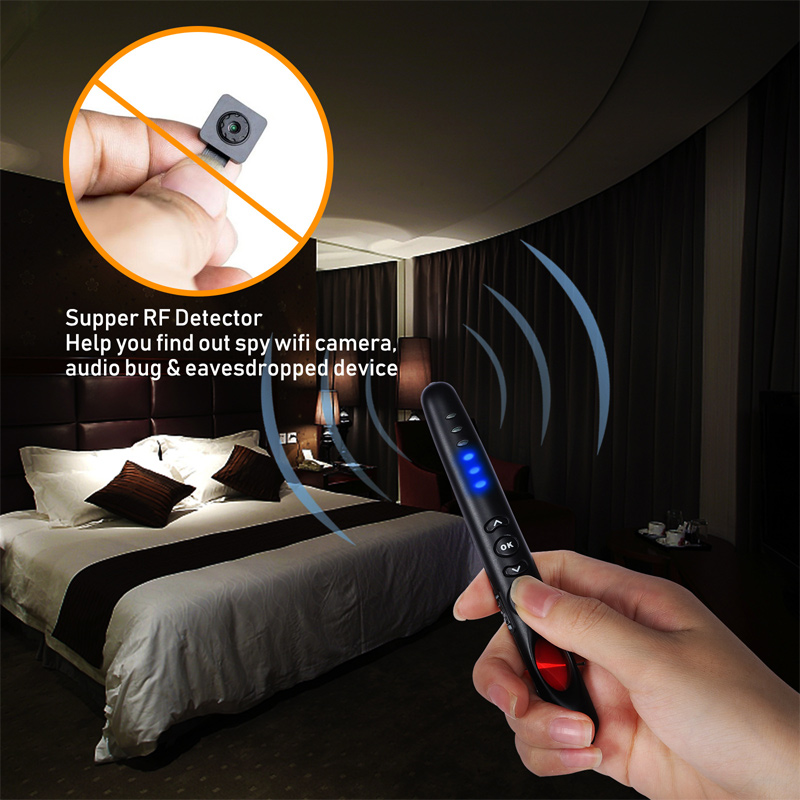 G7l8 Hotel Anti-theft Luggage Loss Alarm GPS Infrared Scanning Detector Wireless Wired Camera Detector Supper RF Detection