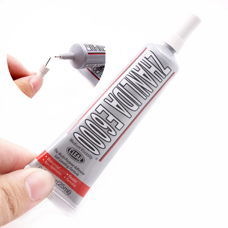 Zhanlida e6000 Clear Glue Epoxy Adhesive Hotfix for Crystal Rhinestone Glass Jewelry Polymer Clay Toy Wood