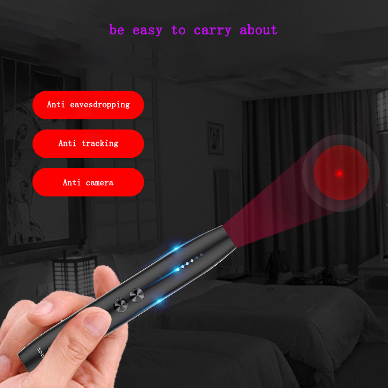 CW09 Laser Detection Camera Nemesis Anti Monitoring GPS Eavesdropping Track Wireless Signal Infrared Scanning Portable Detector
