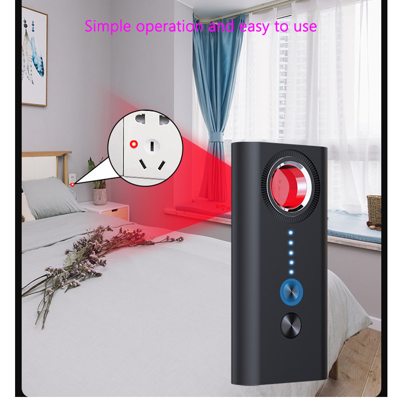 T1 Detector Camera Positioning Monitoring Tracking Searching GPS Detector Hotel Anti Surveillance Eavesdropping Infrared Scanner