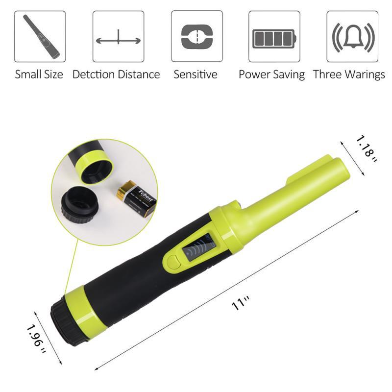 HS-10 High Sensitive Metal Positioning Rod Waterproof Hand-held Metal Detector Treasure Hunting Sensor Convenient Screen Display