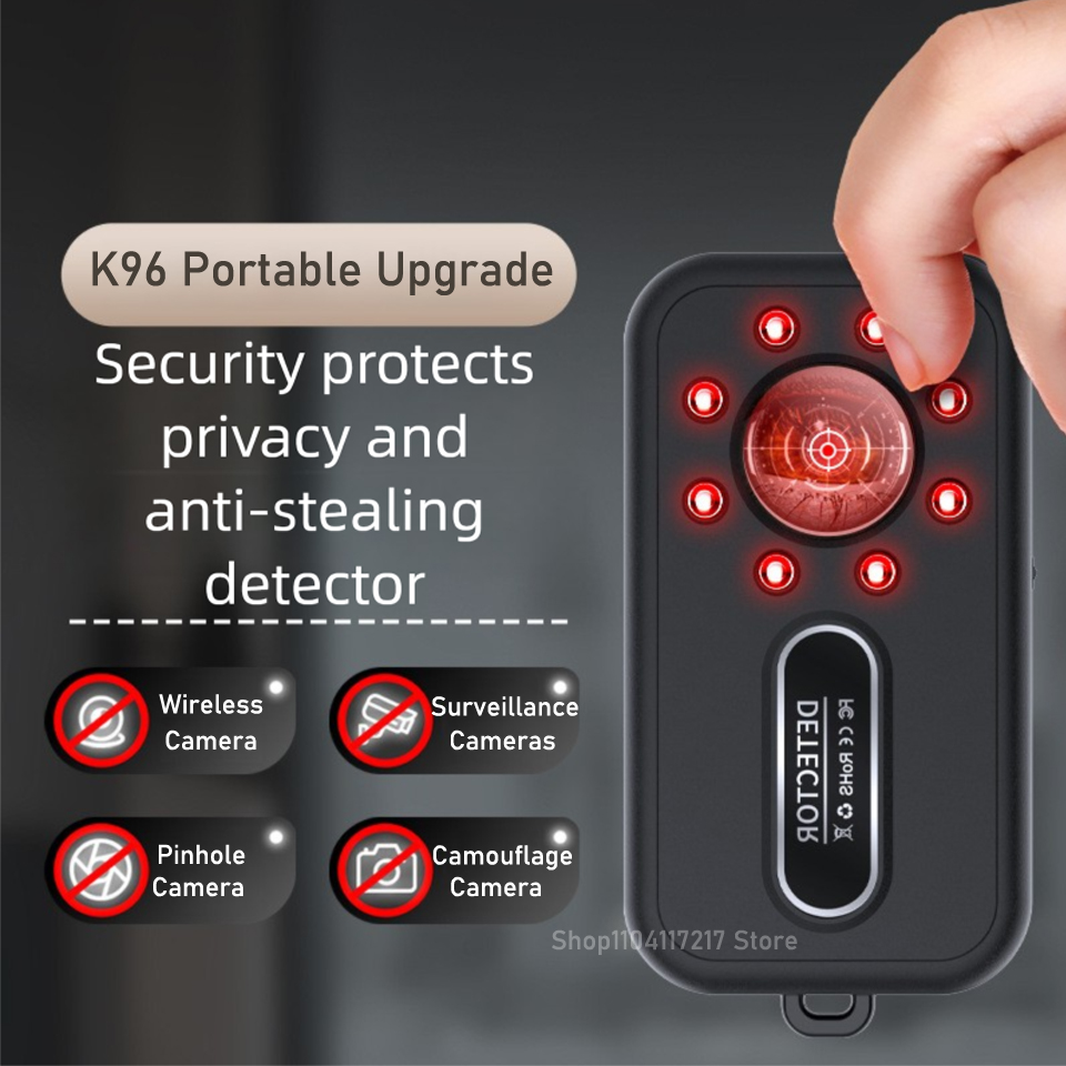 micro detector Hidden Camera/Lens Detector Wireless pinhole camera Find WIFI Cam ﻿Infrared Detect Scanner for Hotel,Home,Travel