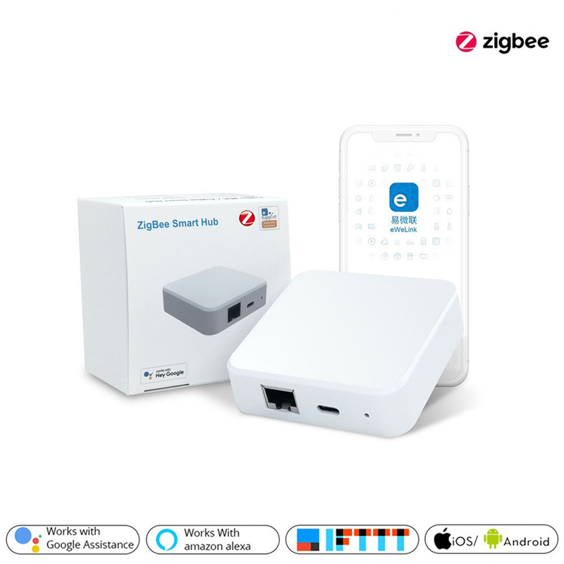 Zigbee 3.0 Wired Gateway Hands-free Control Long-distance Transmission Multi-device Management High Performance Gateway